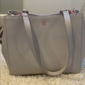 Cream crossbody dangle Dover bag